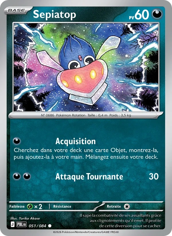 Sepiatop 051/84 - Nuit Noire - Pokémon JCC