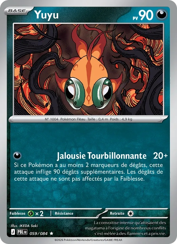 Yuyu 059/84 - Nuit Noire - Holo - Pokémon JCC