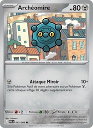 Archéomire 063/84 - Nuit Noire - Reverse - Pokémon JCC