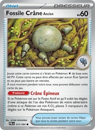 Fossile Crâne Ancien 073/84 - Nuit Noire - Pokémon JCC