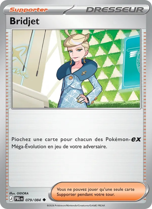 Bridjet 079/84 - Nuit Noire - Reverse - Pokémon JCC