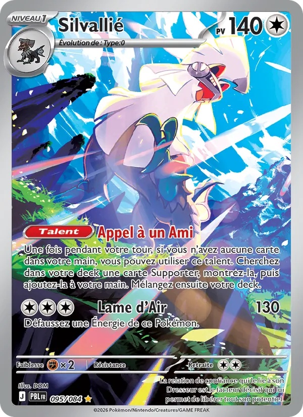 Silvallié 095/84 - Nuit Noire - Holo - Pokémon JCC