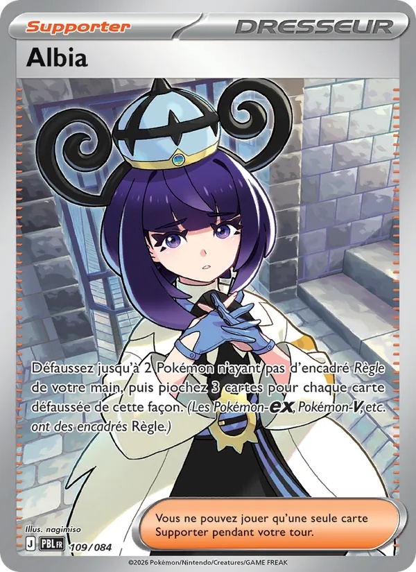 Albia 109/84 - Nuit Noire - Holo - Pokémon JCC