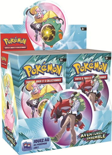 Display 36 boosters Pokémon - EV09 - Aventures Ensemble