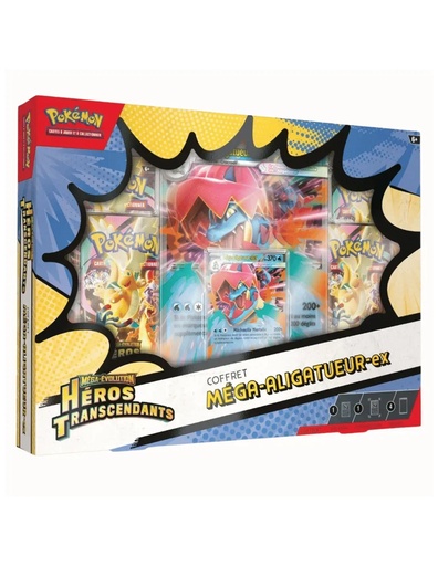 Pokémon Coffret - 4 boosters ME2.5 - Méga-Aligatueur ex
