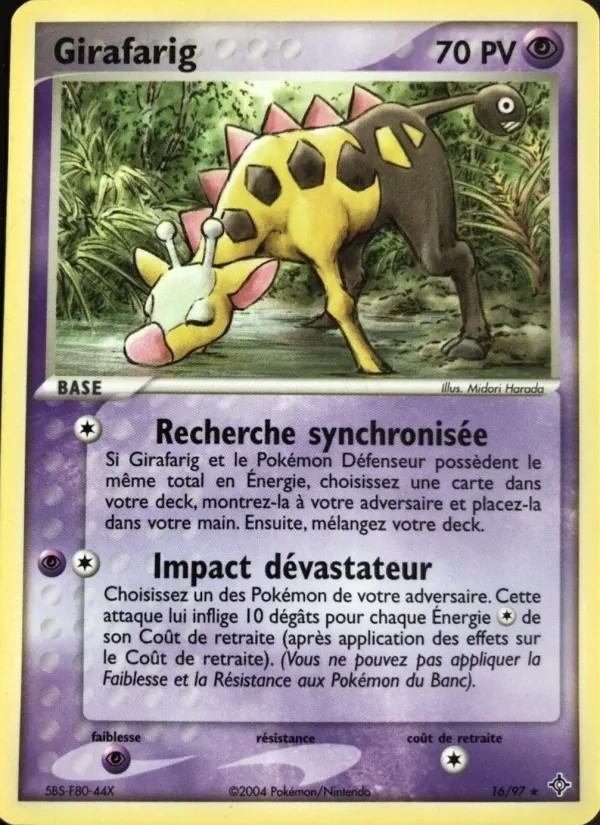 Girafarig 16/97 - EX Dragon - Reverse - Pokémon JCC