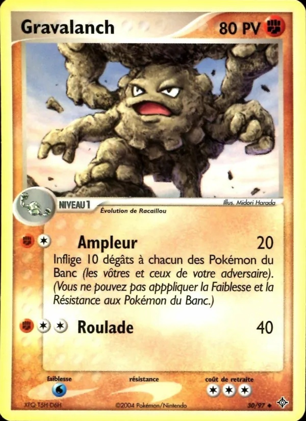 Gravalanch 30/97 - EX Dragon - Reverse - Pokémon JCC
