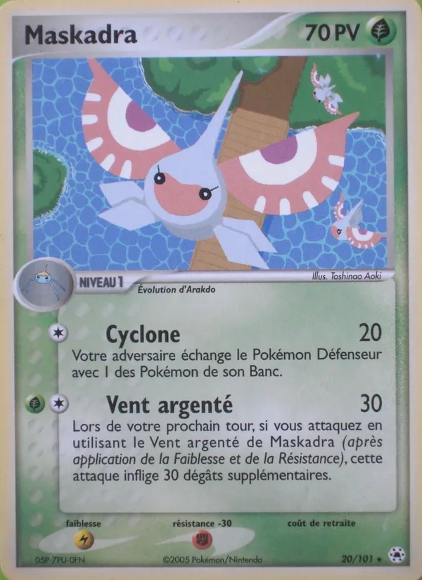 Maskadra 20/101 - EX Légendes Oubliées - Reverse Énergie - Pokémon JCC