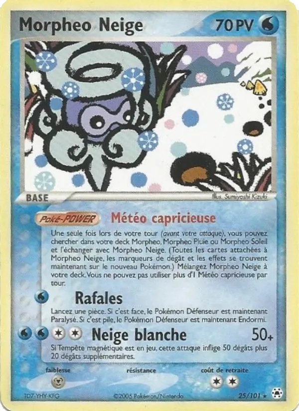 Morpheo Neige 25/101 - EX Légendes Oubliées - Reverse Énergie - Pokémon JCC