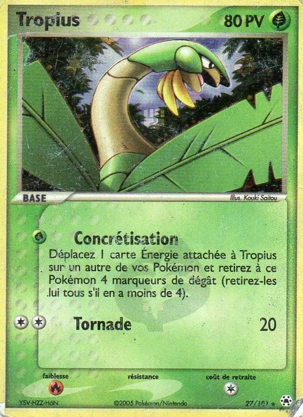 Tropius 27/101 - EX Légendes Oubliées - Reverse - Pokémon JCC
