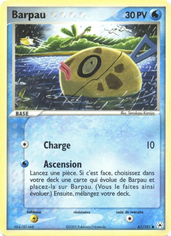 Barpau 61/101 - EX Légendes Oubliées - Reverse - Pokémon JCC