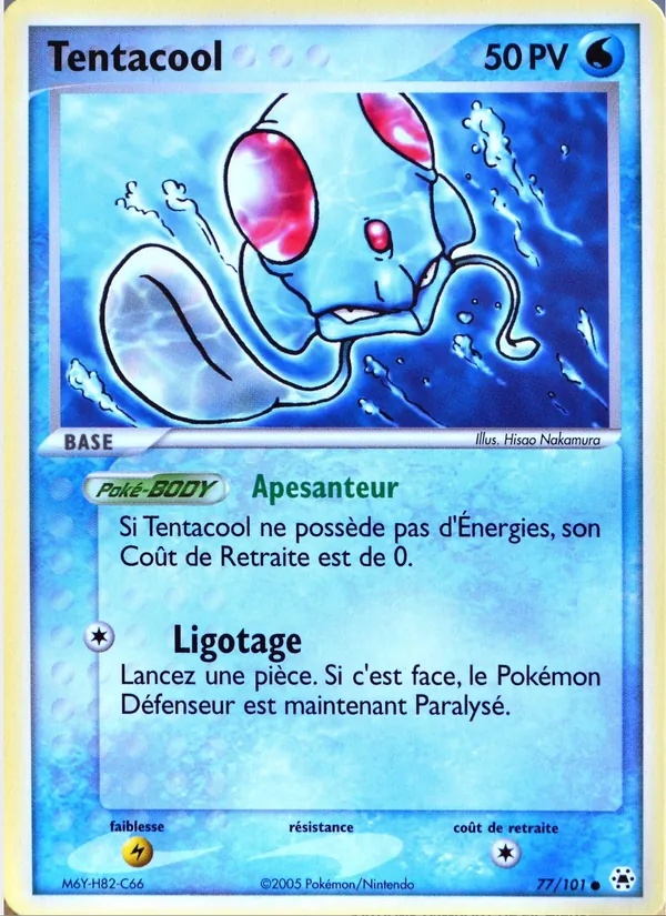 Tentacool 77/101 - EX Légendes Oubliées - Reverse - Pokémon JCC