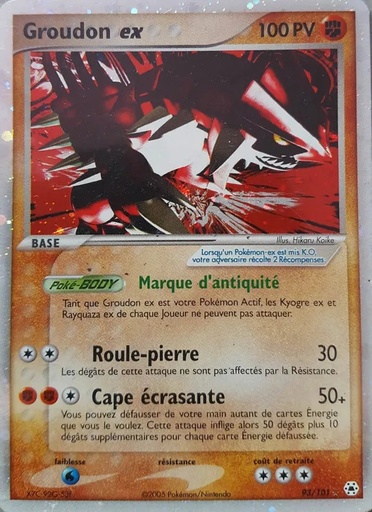 Groudon ex 93/101 Holo