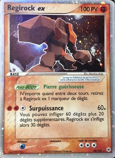 Regirock ex 98/101 Jason Klaczynski