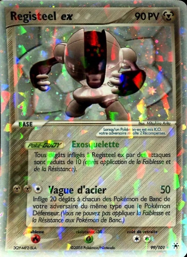 Registeel ex 99/101 - EX Légendes Oubliées - Holo - Pokémon JCC
