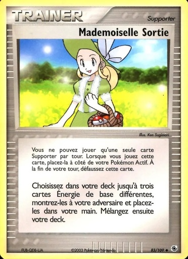 Mademoiselle Sortie 83/109 Sans E-Reader