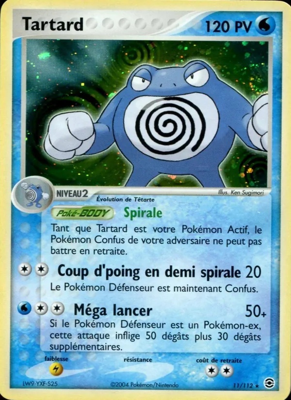 Tartard 11/112 - EX Rouge Feu & Vert Feuille - Reverse - Pokémon JCC