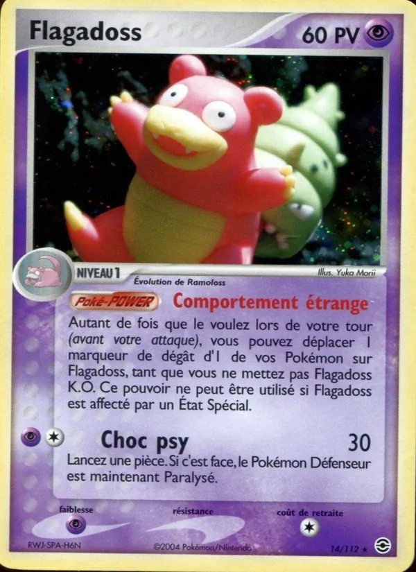 Flagadoss 14/112 - EX Rouge Feu & Vert Feuille - Reverse Énergie - Pokémon JCC