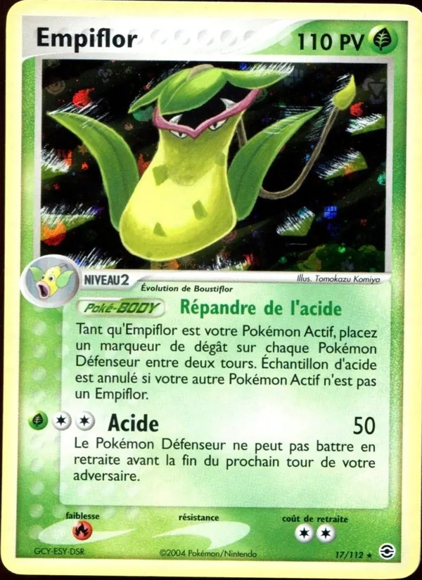 Empiflor 17/112 - EX Rouge Feu & Vert Feuille - Reverse - Pokémon JCC