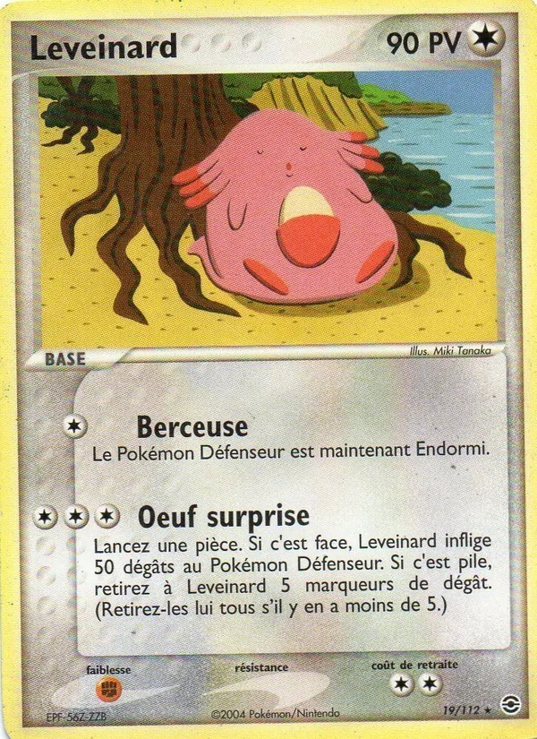 Leveinard 19/112 - EX Rouge Feu & Vert Feuille - Reverse - Pokémon JCC