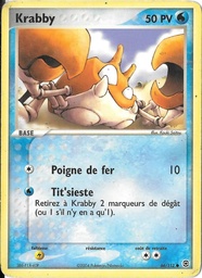 Krabby 66/112 - EX Rouge Feu & Vert Feuille - Reverse - Pokémon JCC