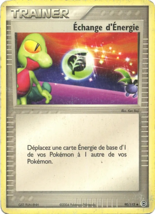Échange d'Énergie 90/112 - EX Rouge Feu & Vert Feuille - Reverse - Pokémon JCC