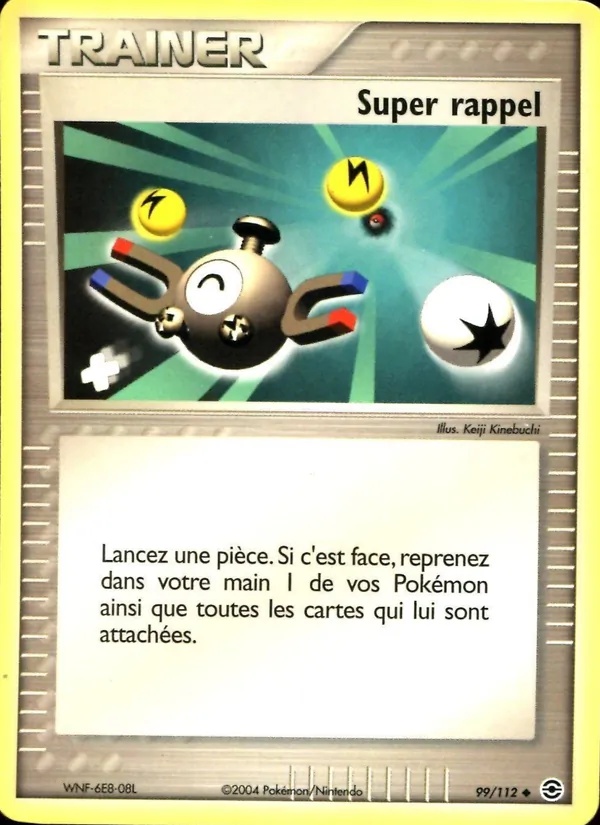 Super rappel 99/112 - EX Rouge Feu & Vert Feuille - Reverse - Pokémon JCC