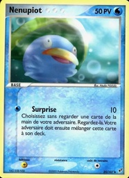 Nénupiot 35/107 - EX Deoxys - Reverse Logo de la série - Pokémon JCC