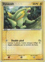 Dynavolt 47/106 - EX Émeraude - Reverse Logo de la série - Pokémon JCC