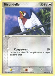 Nirondelle 68/106 - EX Émeraude - Reverse Logo de la série - Pokémon JCC