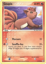 Goupix 72/106 - EX Émeraude - Reverse Logo de la série - Pokémon JCC