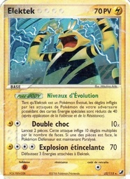 Elektek 22/115 - EX Forces Cachées - Reverse Logo de la série - Pokémon JCC