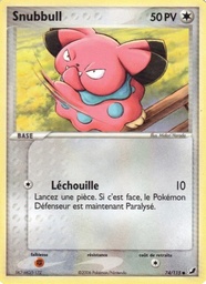 Snubbull 74/115 - EX Forces Cachées - Reverse Logo de la série - Pokémon JCC