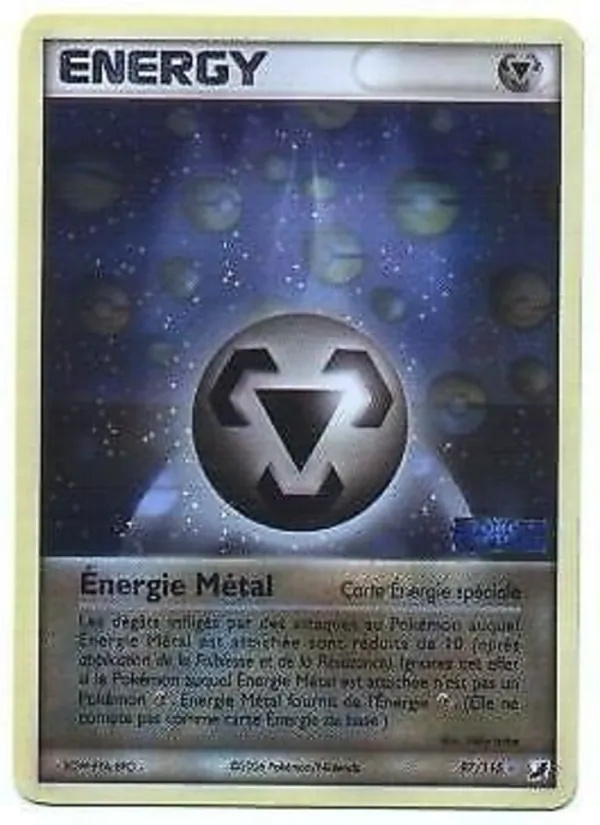 Énergie Métal 97/115 - EX Forces Cachées - Reverse Logo de la série - Pokémon JCC