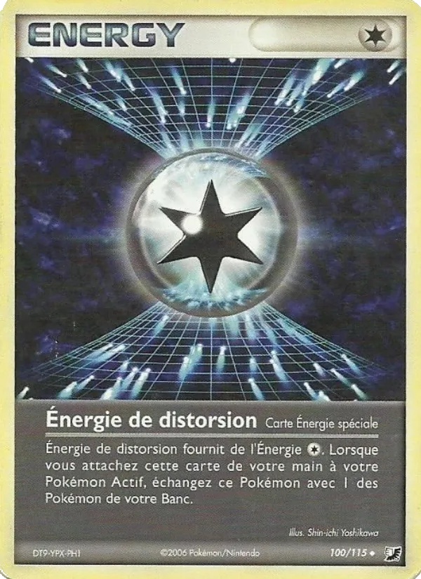 Énergie de distorsion 100/115 - EX Forces Cachées - Reverse Logo de la série - Pokémon JCC