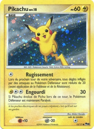 Pikachu 15/17 pokemon-day