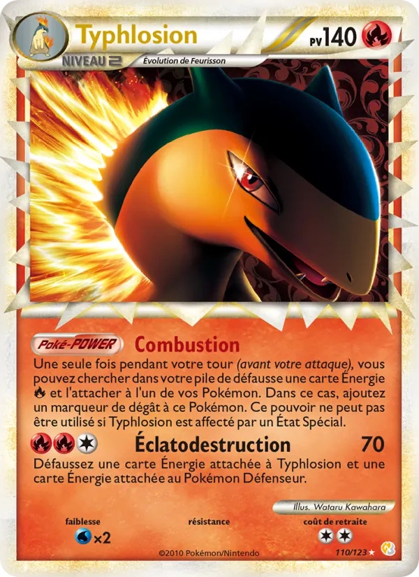 Typhlosion 110/123 - HeartGold SoulSilver - christopher-kan - Pokémon JCC