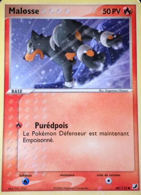Malosse 60/115 - EX Forces Cachées - Pokémon JCC
