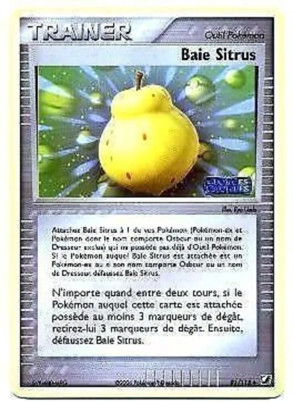 Baie Sitrus 91/115 - EX Forces Cachées - Pokémon JCC