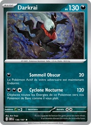 Darkrai 136/197 - Flammes Obsidiennes - Holo trick-or-trade - Pokémon JCC
