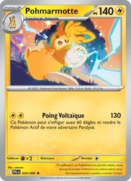 Pohmarmotte 034/94 - Flammes Fantasmagoriques - Holo - Pokémon JCC