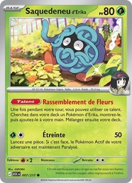 Saquedeneu d'Erika 007/217 - Héros Transcendants - Holo - Pokémon JCC