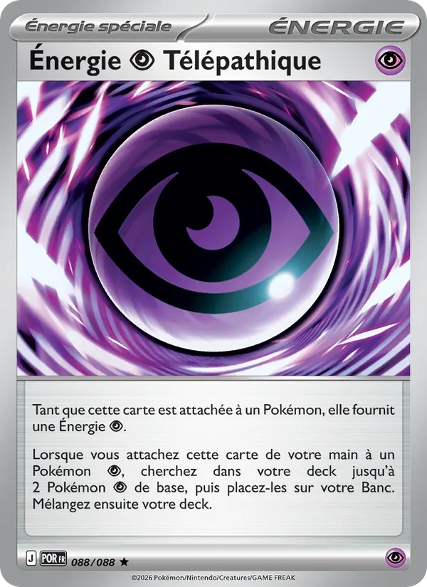 Énergie Psychic Télépathique 088/88 - Équilibre Parfait - Pokémon JCC