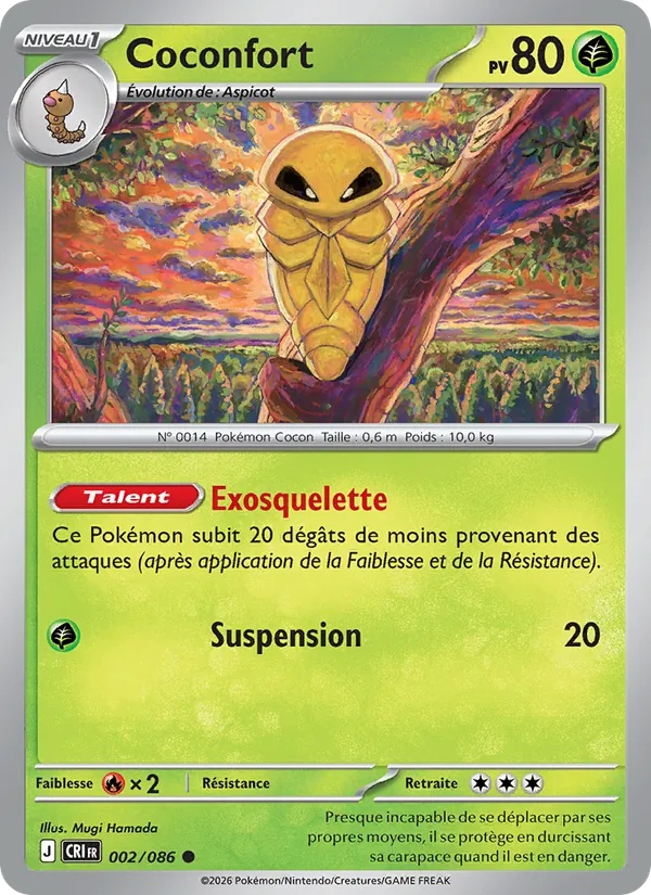 Coconfort 002/86 - Chaos Ascendant - Reverse - Pokémon JCC