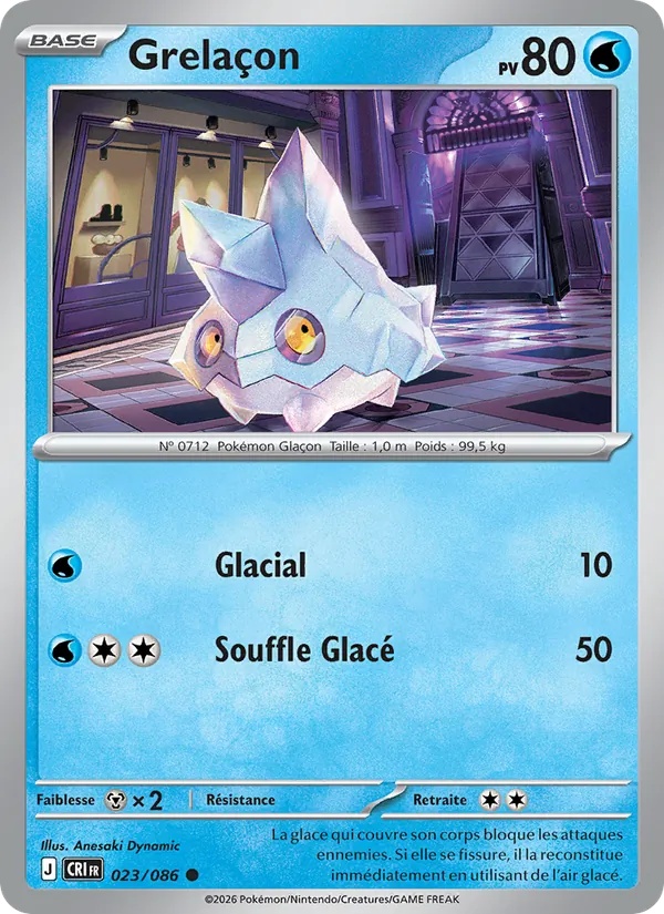 Grelaçon 023/86 - Chaos Ascendant - Reverse - Pokémon JCC