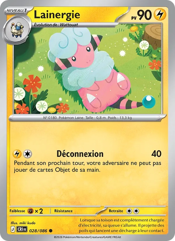 Lainergie 028/86 - Chaos Ascendant - Reverse - Pokémon JCC