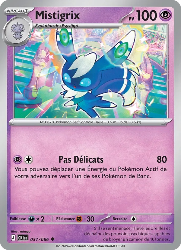 Mistigrix 037/86 - Chaos Ascendant - Reverse - Pokémon JCC