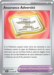 Assurance Adversité 074/86 Reverse