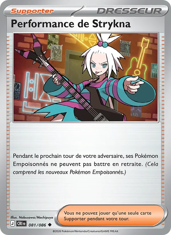 Performance de Strykna 081/86 - Chaos Ascendant - Reverse - Pokémon JCC