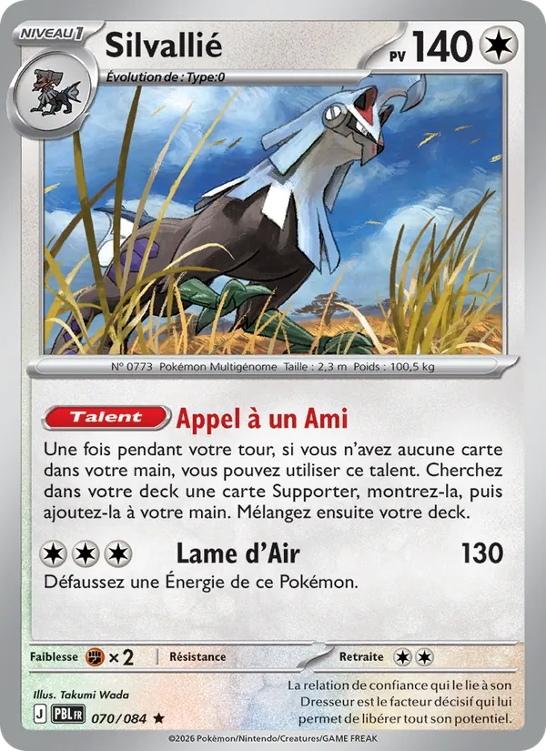 Silvallié 070/84 - Nuit Noire - Pokémon JCC